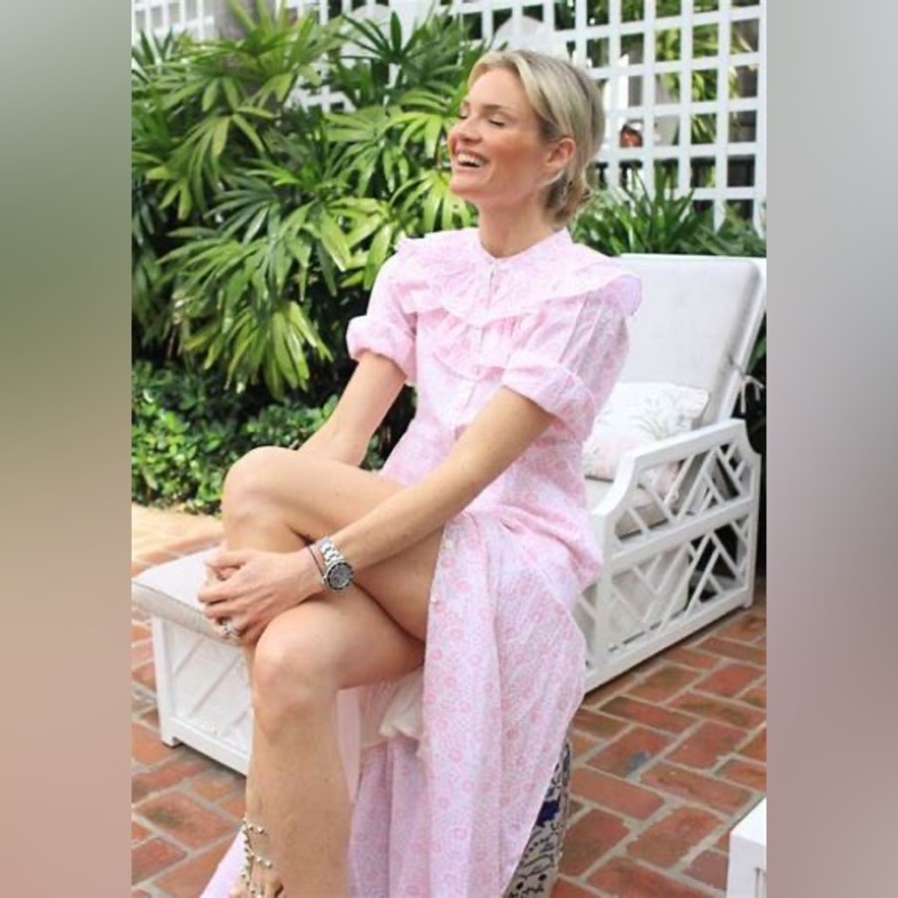 NWT Julia Amory Ruffle Shirt Dress